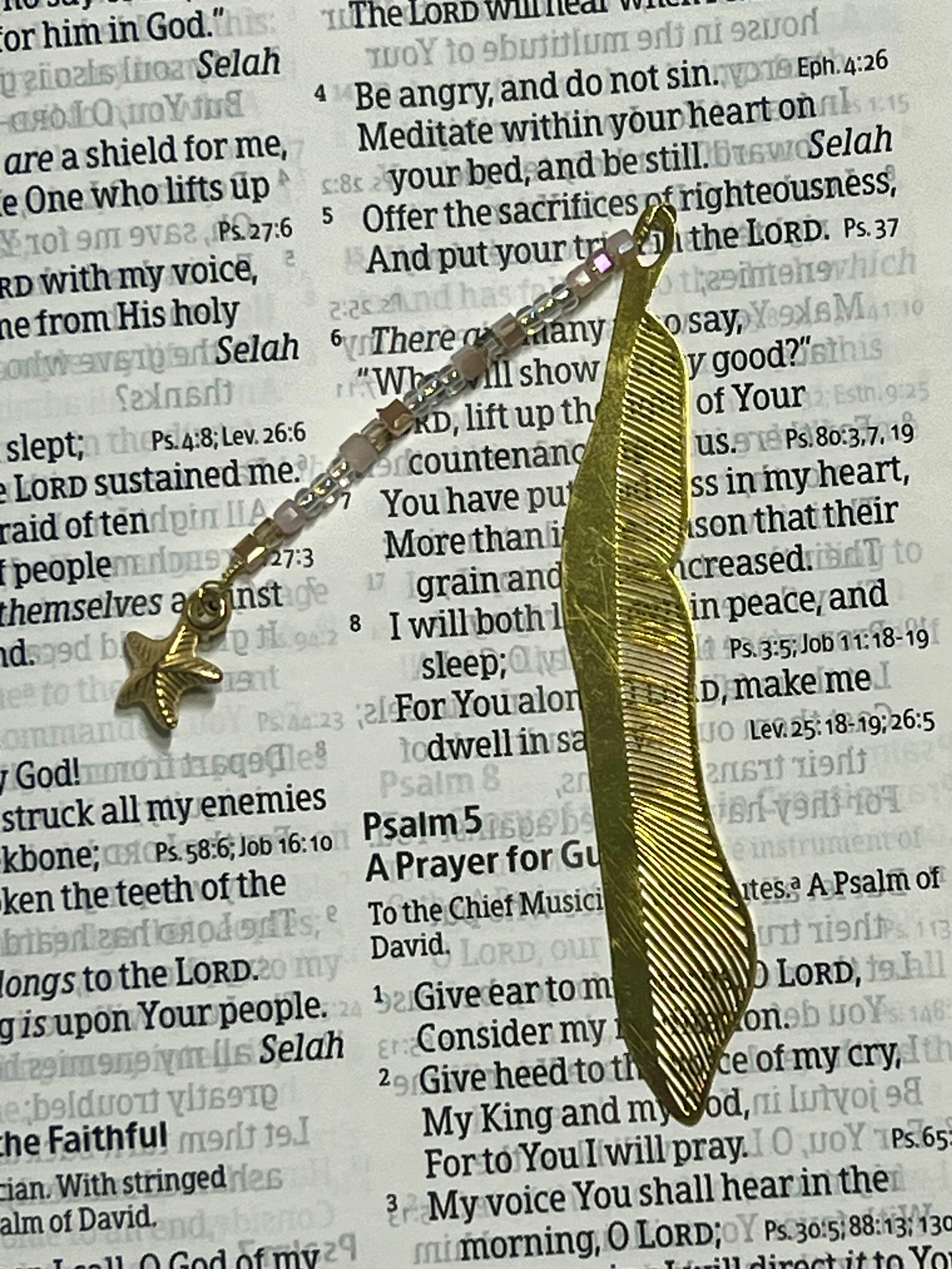 18K Gold Plated Handmade Bookmark