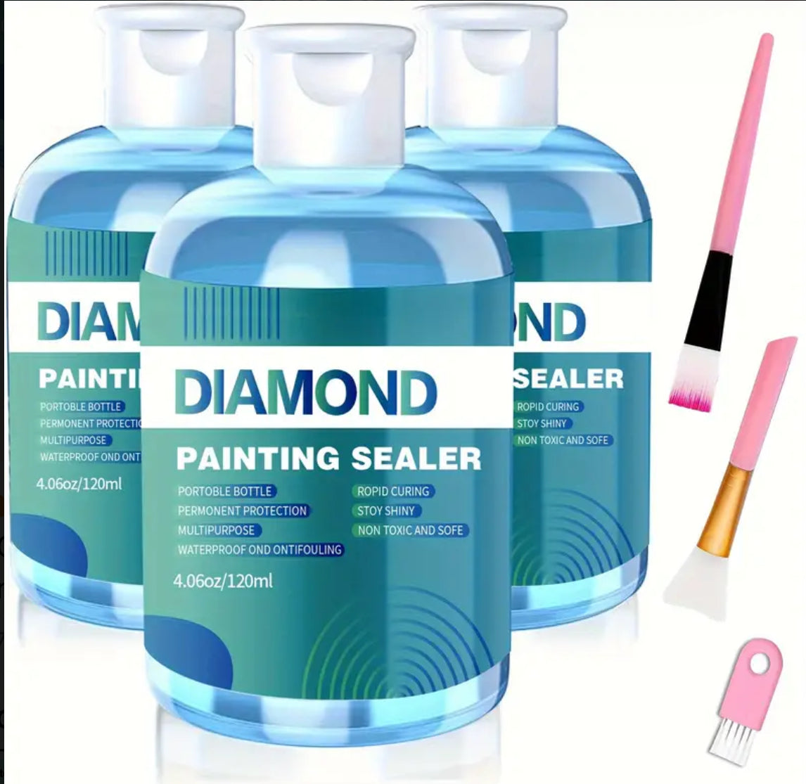4 oz Diamond Painting Sealer Kit