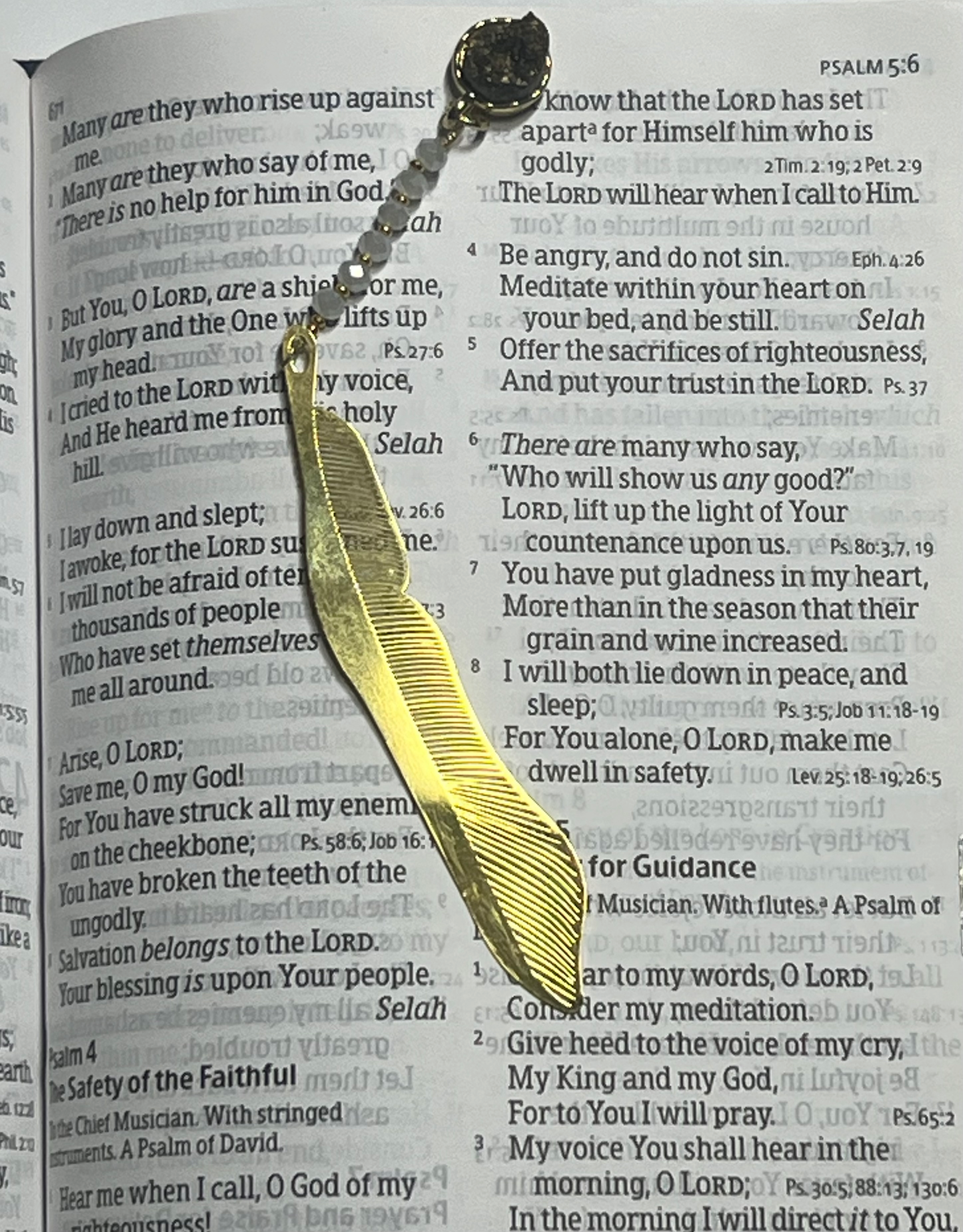 18K Gold Plated Handmade Bookmark