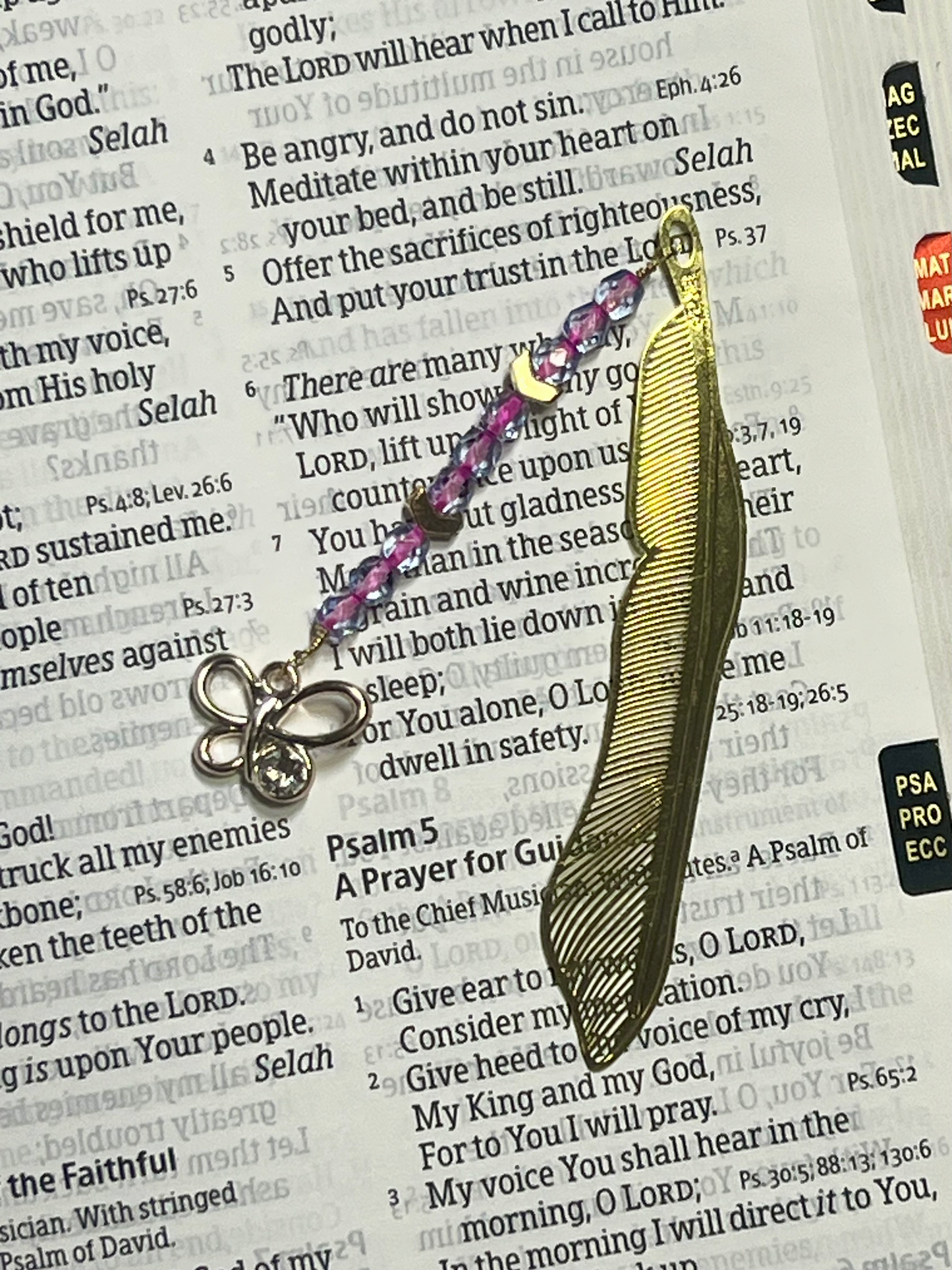18K Gold Plated Handmade Bookmark