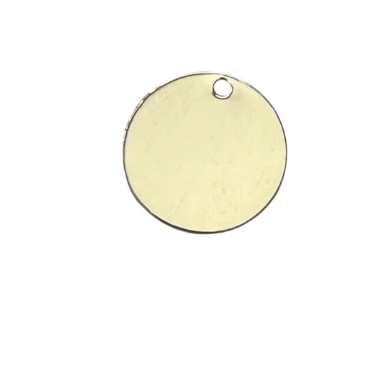Charm Round Blank to engrave  Personalize and Customize