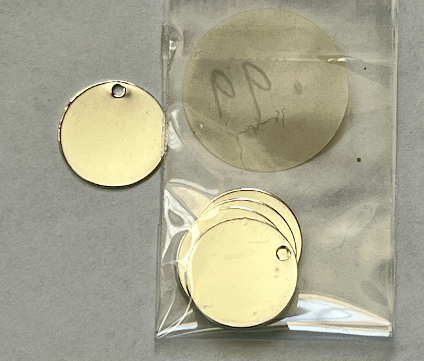 Charm Round Blank to engrave  Personalize and Customize