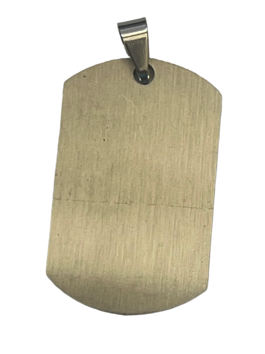 Charm Blank to engrave Stainless steel Personalize and Customize
