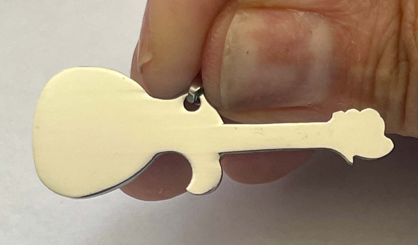 Charm Blank to engrave Stainless steel Personalize and Customize