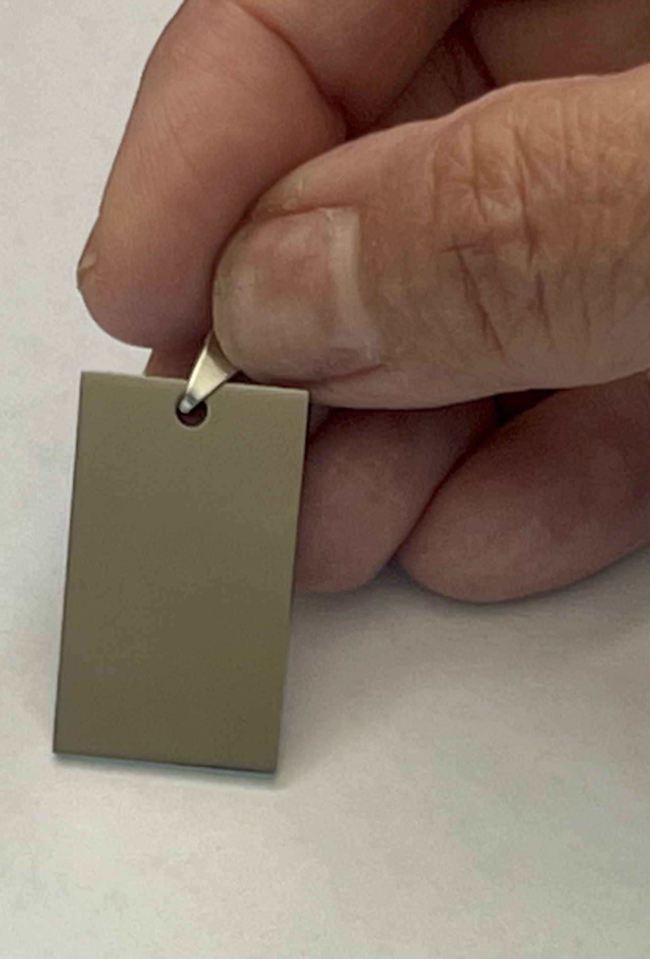 Charm Blank to engrave Stainless steel Personalize and Customize