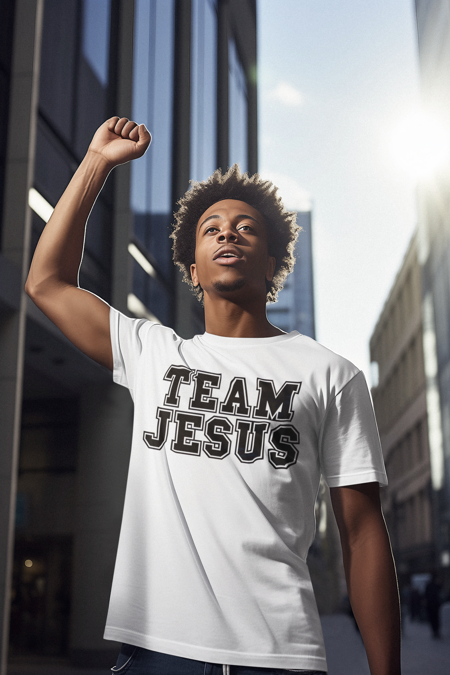 Hanes Authentic-T Short Sleeve Men's Team Jesus S-3XL