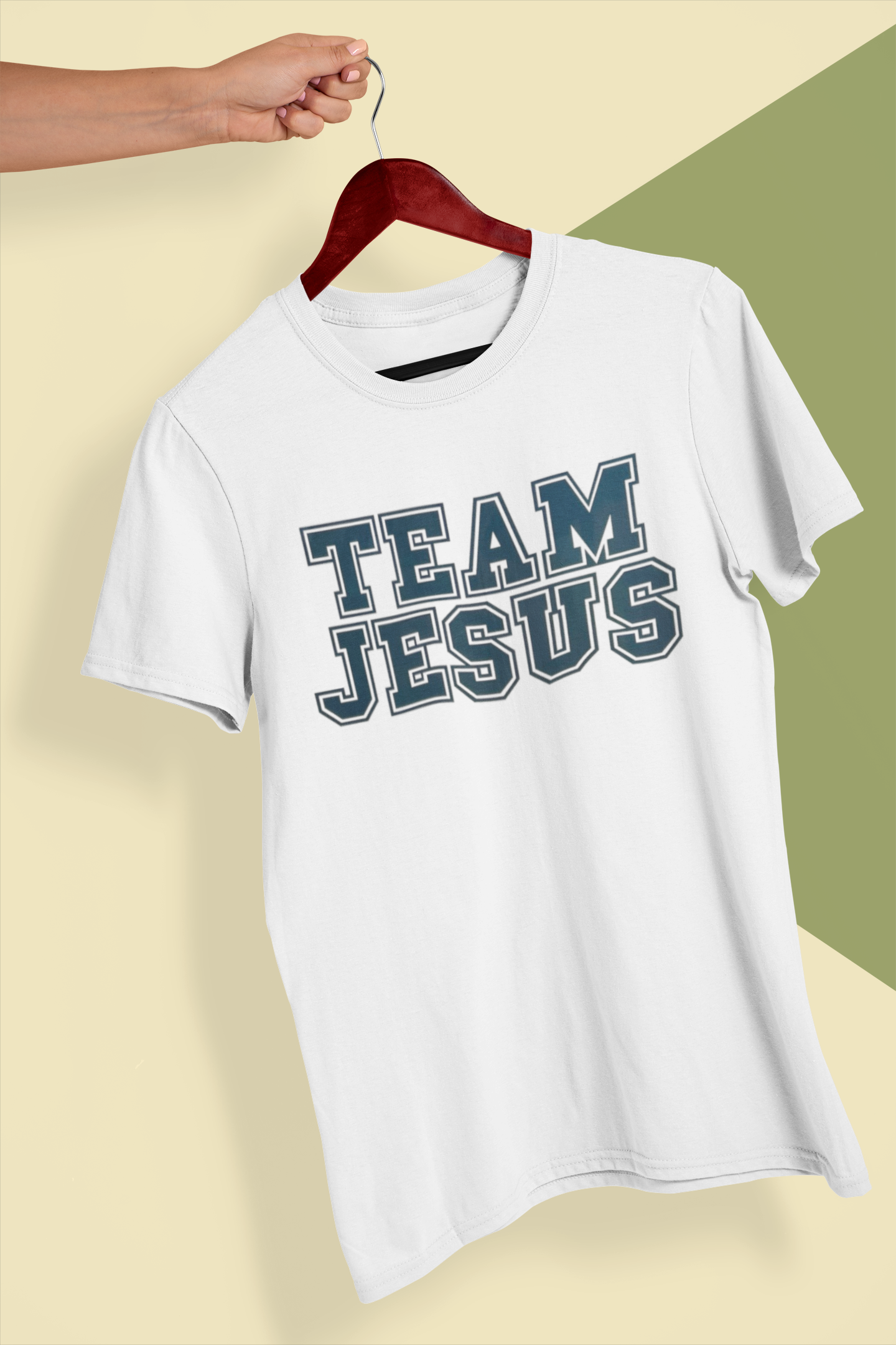 Team Jesus Women’s Customized V-Neck T-Shirt