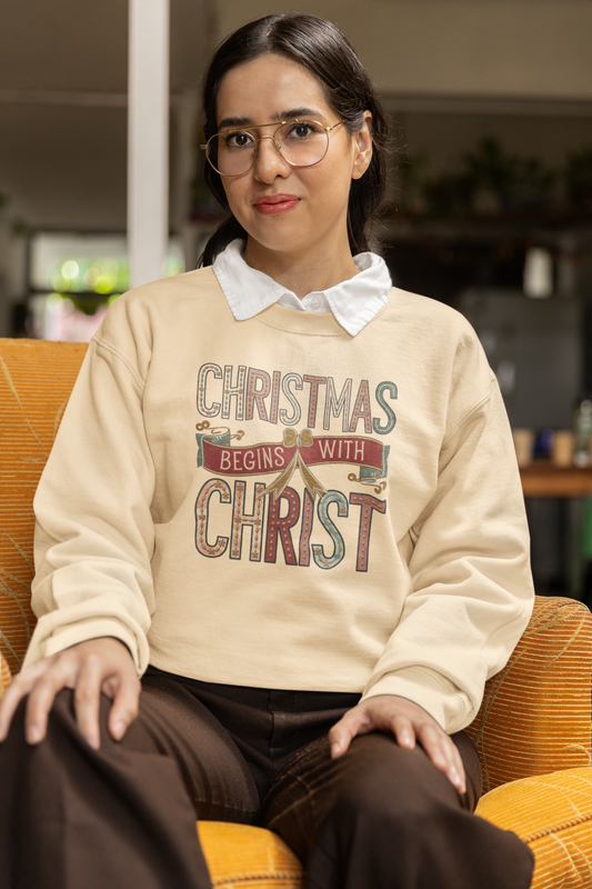 Womens Sweatshirt Jesus Small -  XLarge